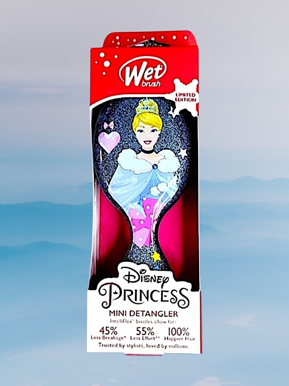 Disney Princess Mini Detangler - Pink & Light Blue